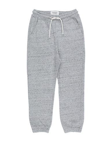Kid Boy Pants Grey Size 16 Cotton, Elastane