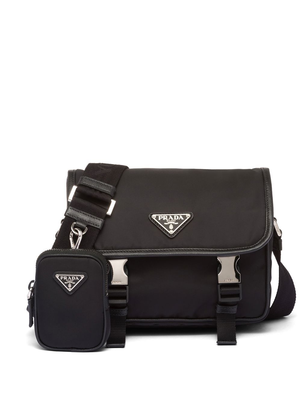 Re-Nylon shoulder bag - Blue