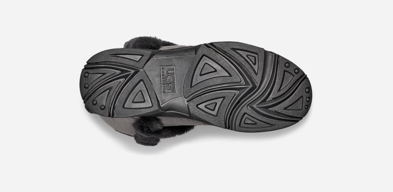 ® Women's Sunburst Tall Warm Sheepskin Boots in Grey/Black
