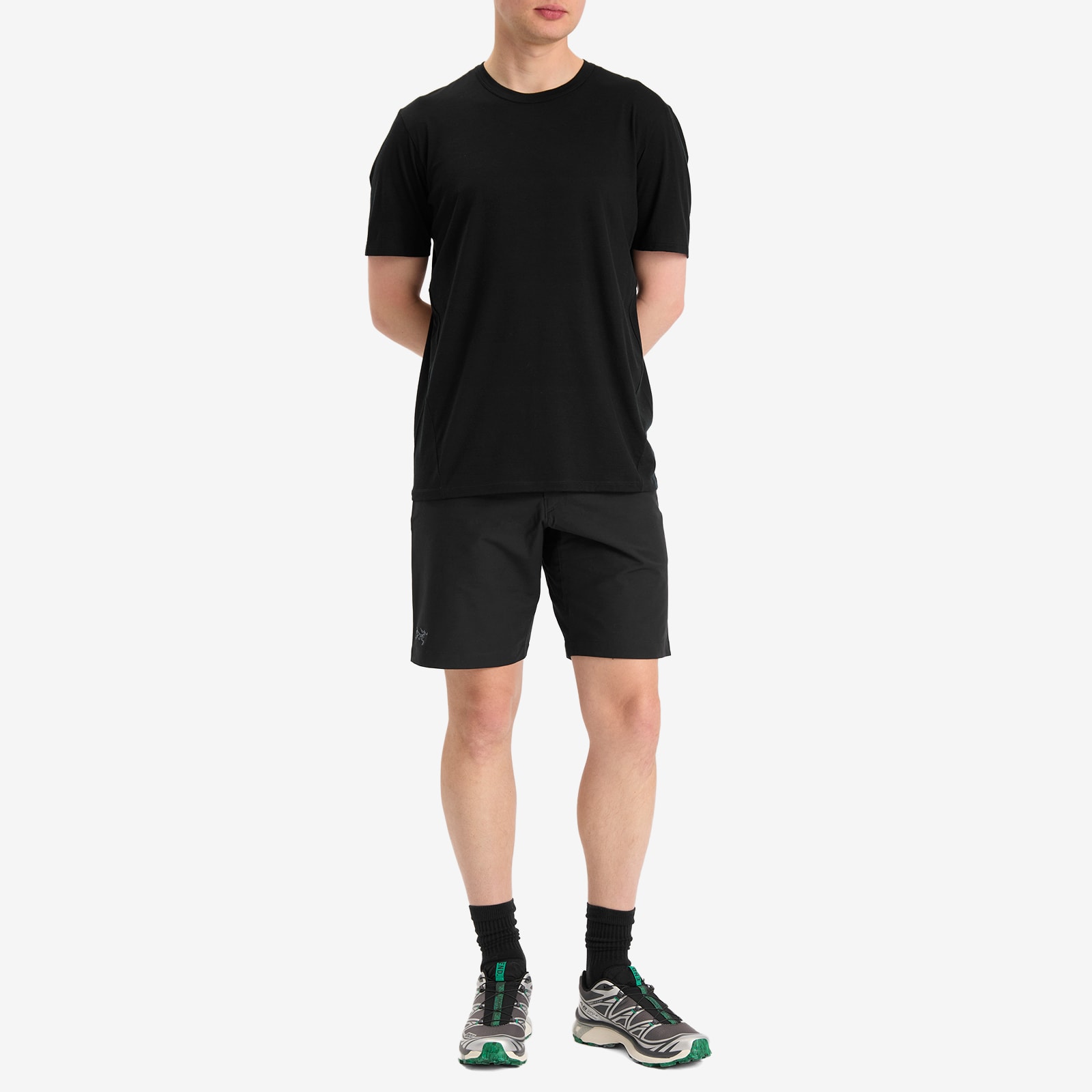 Men's Kragg Cotton Short 9" Black