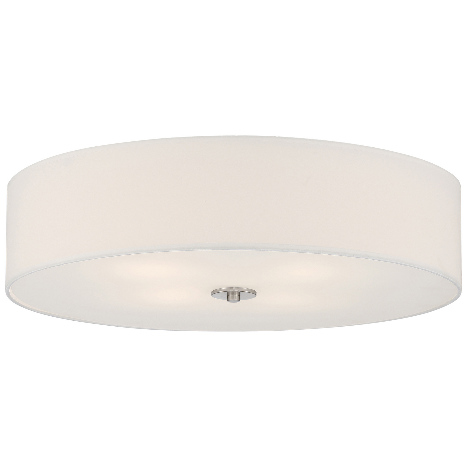 Brushed Steel LED Flush Mount from the Mid Town Collection