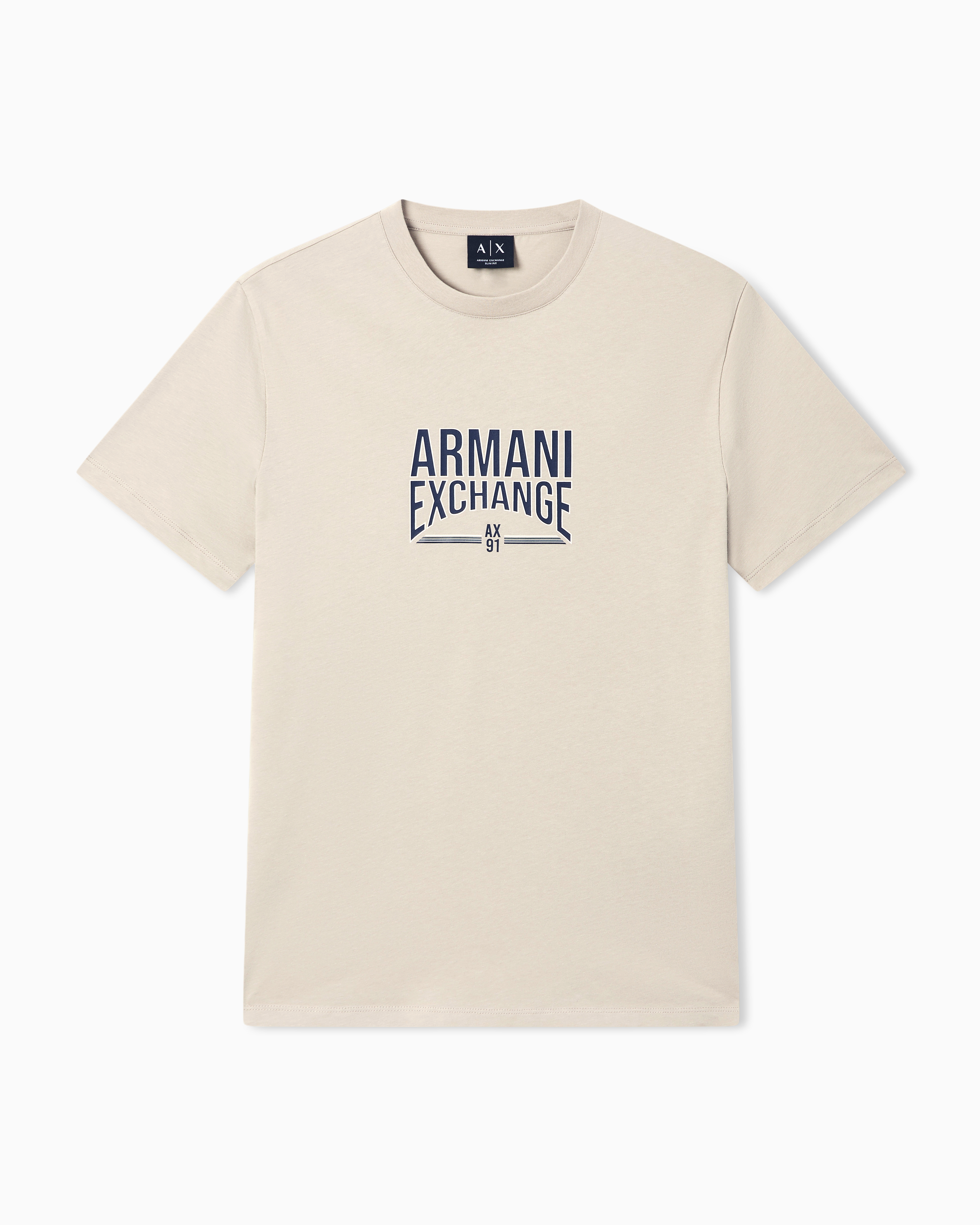 Basic Slim Fit T-shirt in Cotton Jersey