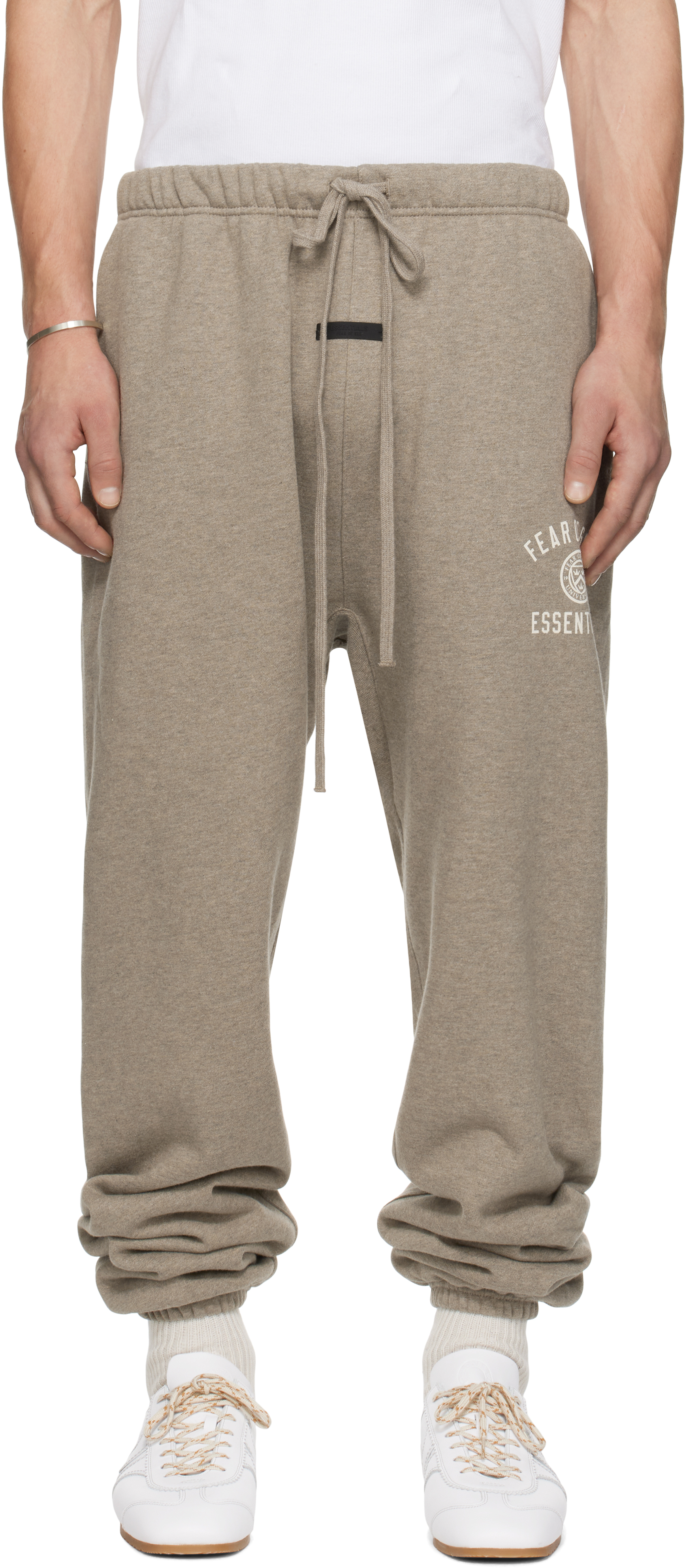 Fear of God ESSENTIALS Gray Fleece Essential Sweatpants