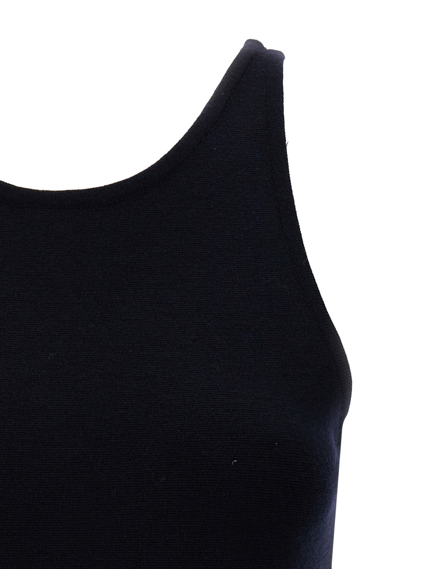 Knit Top Tops Blue