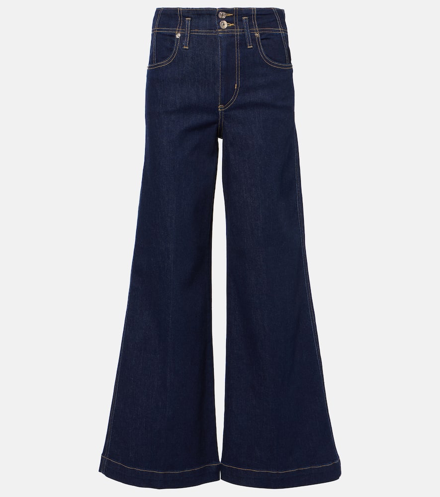 Frame The Seamed Wide high-rise jeans