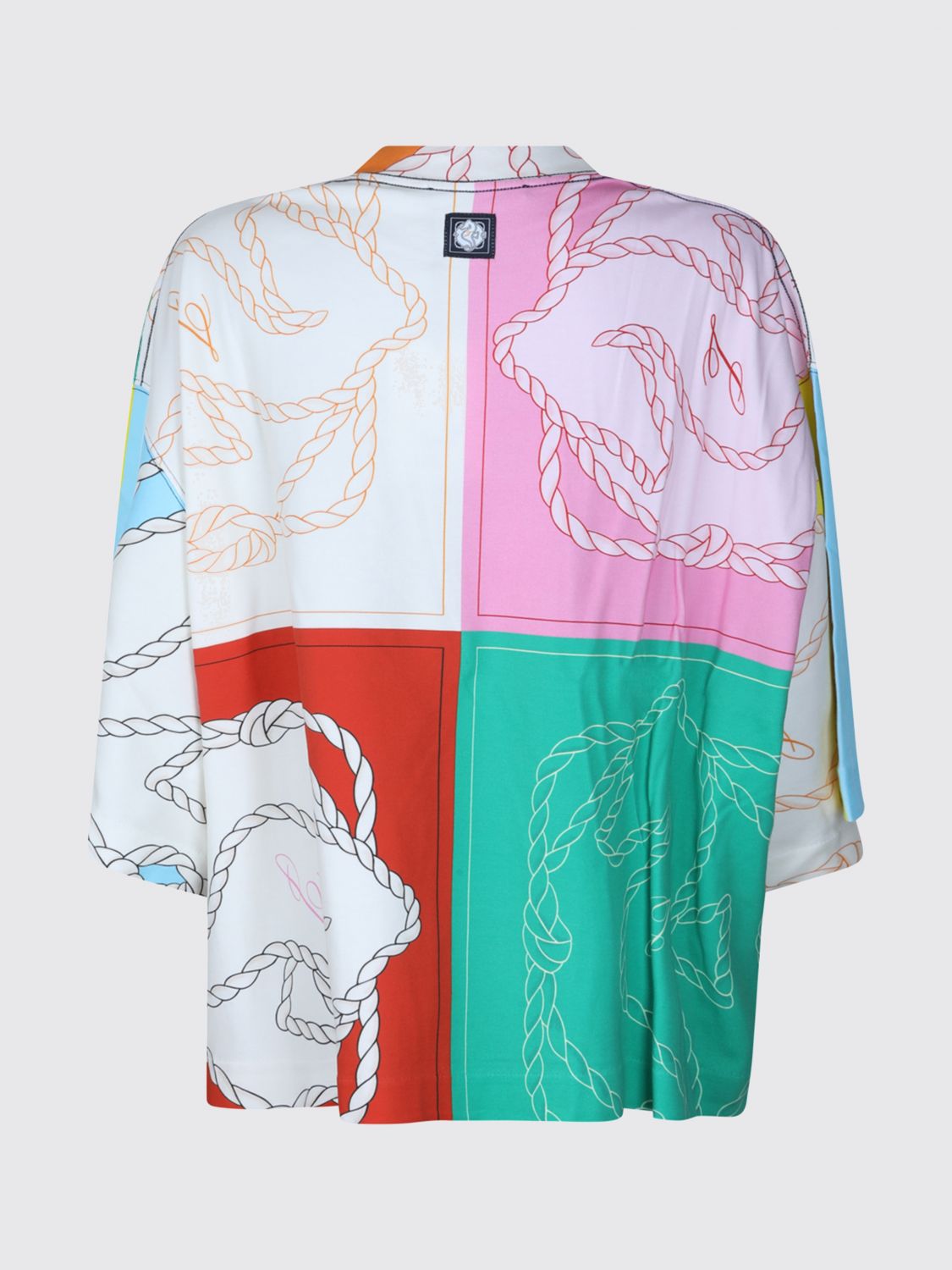 Hippocampe Long-Sleeved Graphic Print Cotton T-Shirt