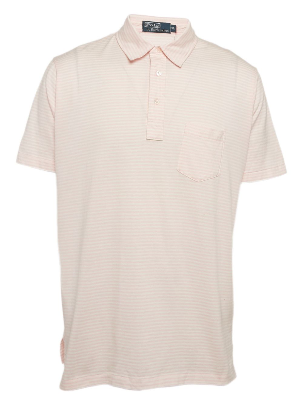 Striped polo shirt - Pink