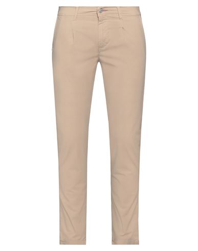 Man Pants Beige Size 32 Cotton, Elastane