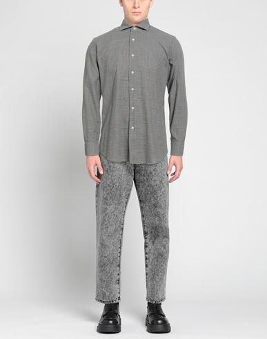 Man Shirt Grey Size 15 Cotton