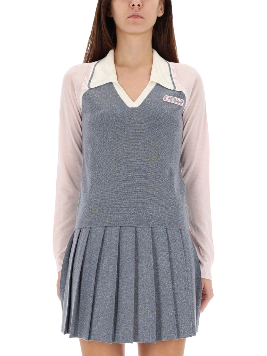 Merino Tennis Long Sleeve Polo