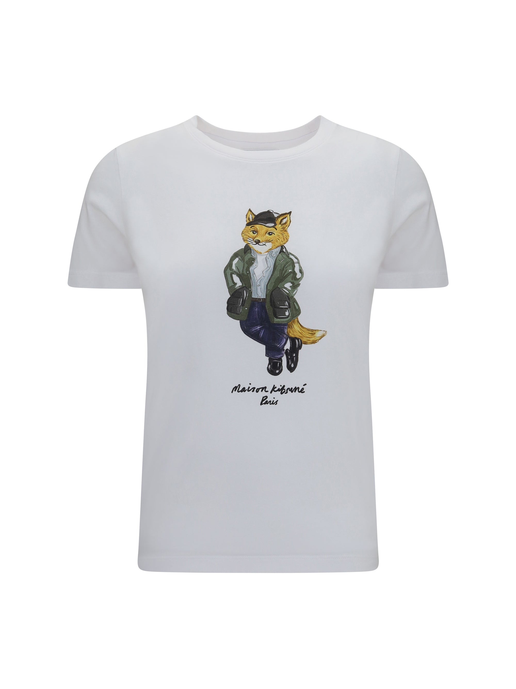 Logo-Print Cotton T-Shirt — White