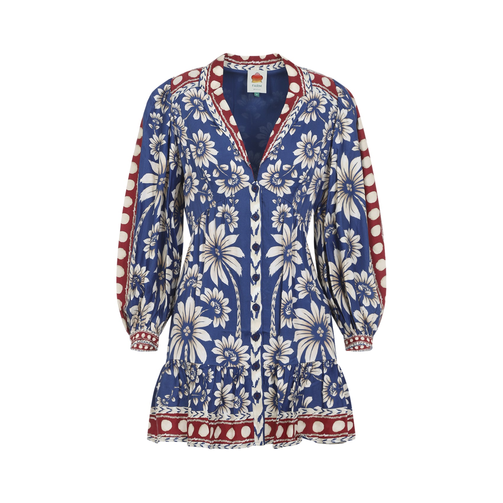 Luna Blue Mini Dress