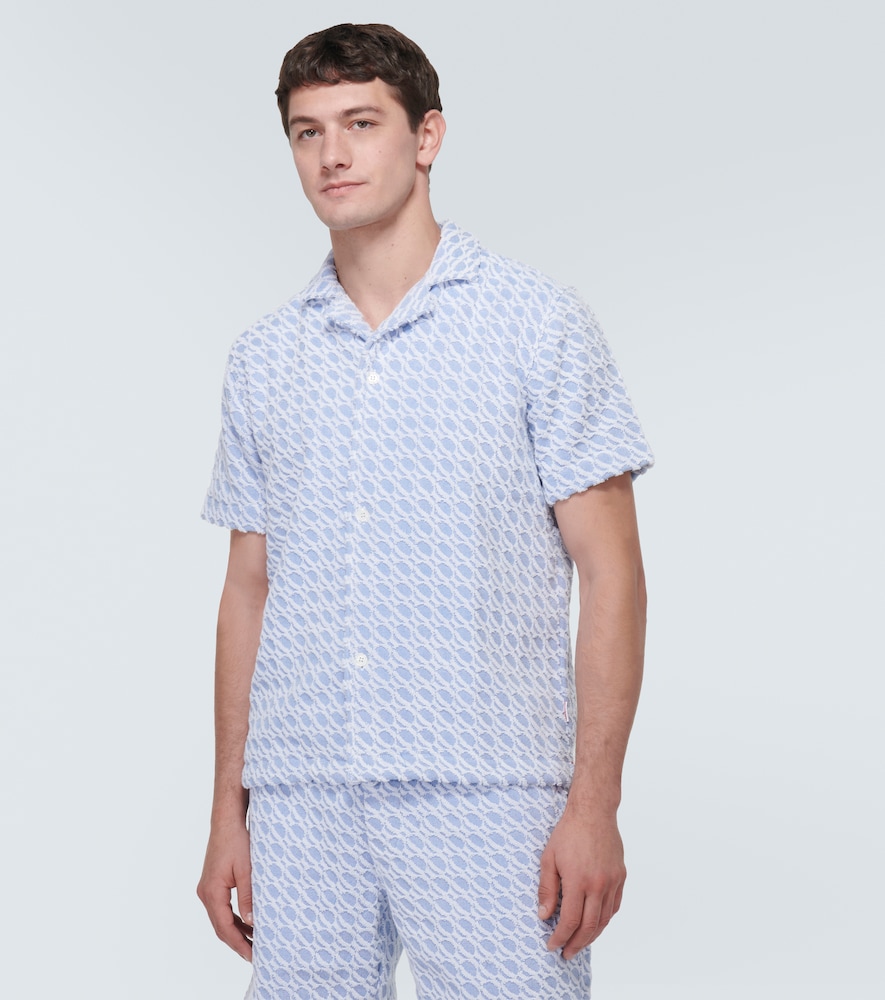 Howell cotton terry bowling shirt