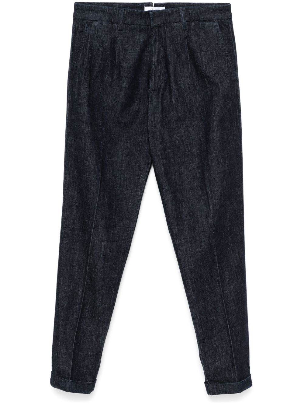 Pleat-detail jeans - Blue