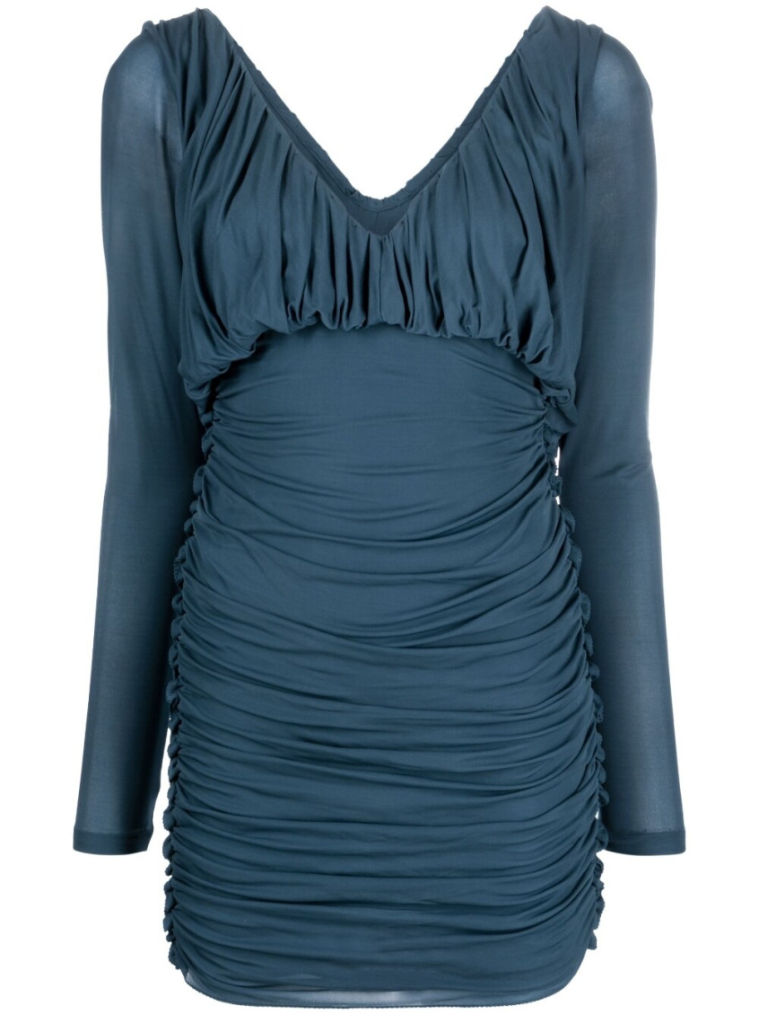 Blue Short Jersey Dress