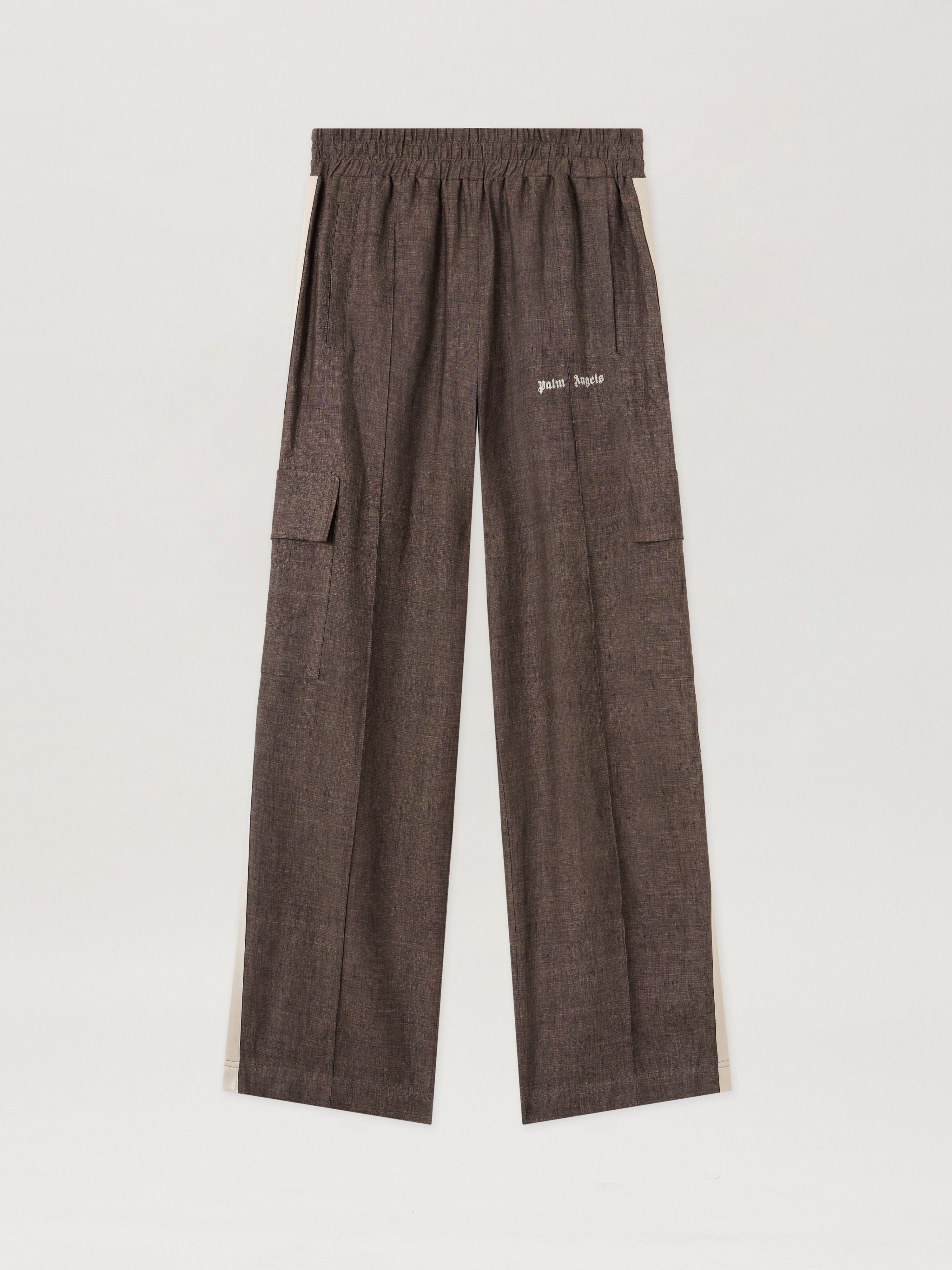 Classic Logo Track Pants Man  Brown Off White