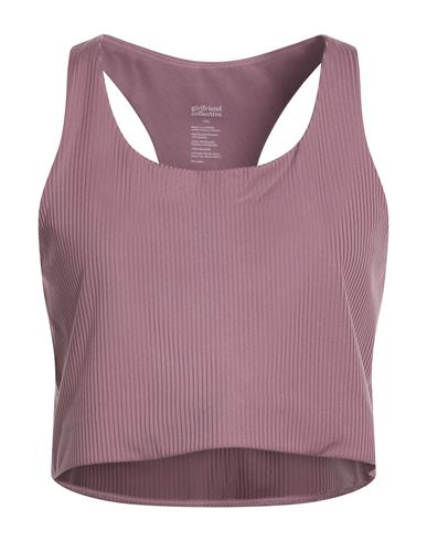 Woman Top Mauve Size XL Recycled polyester, Elastane