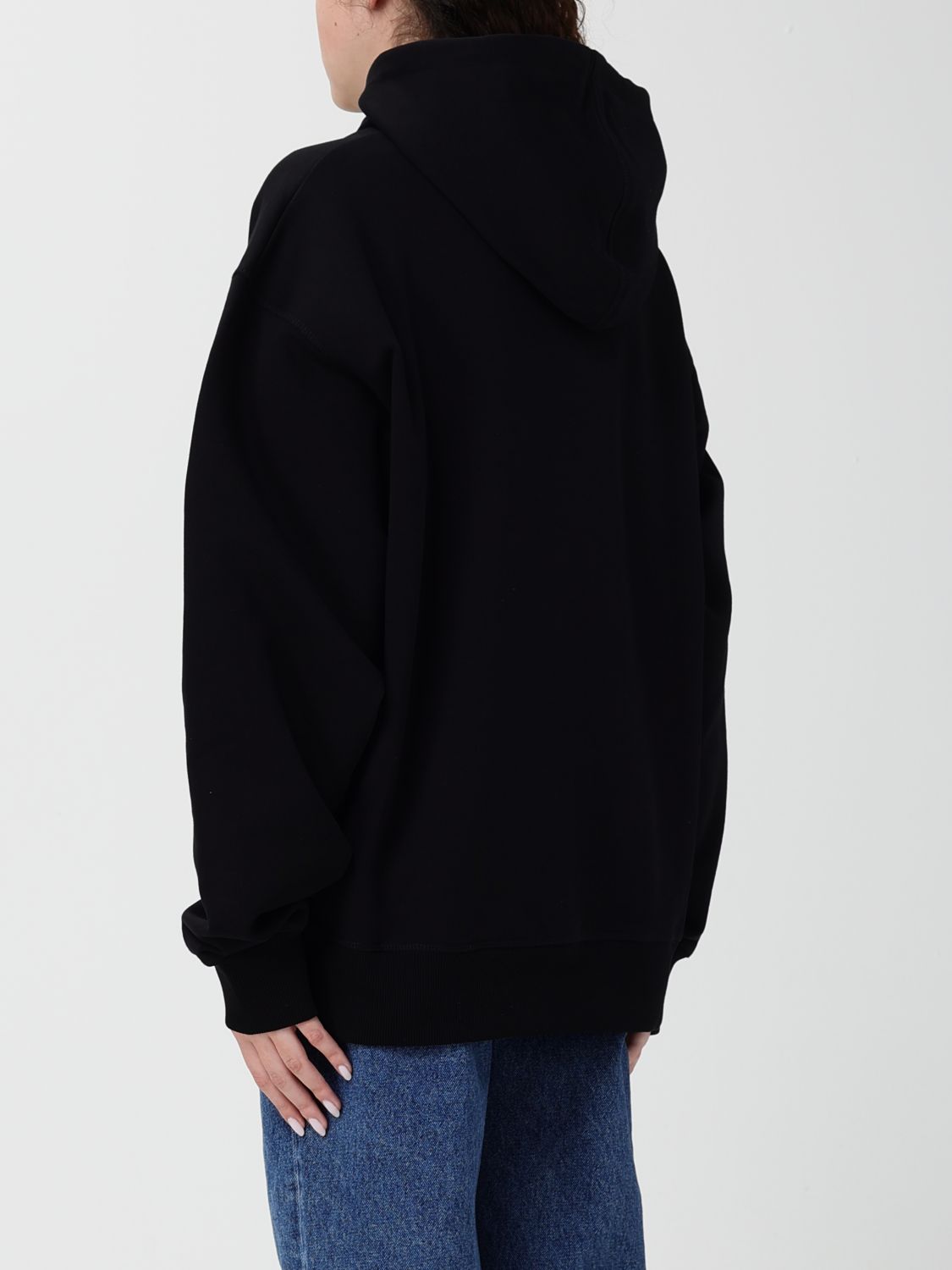 Sweatshirt Woman color Black