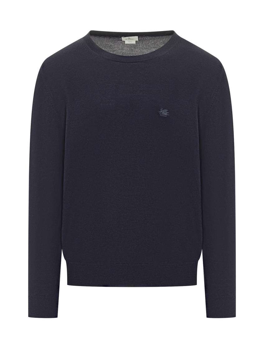 Navy Blue Logo Sweaters