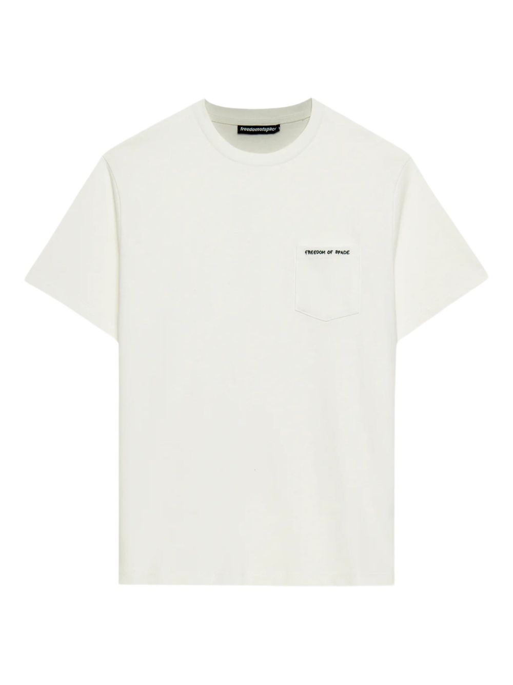 FREEDOM OF SPACE cotton T-shirt - White