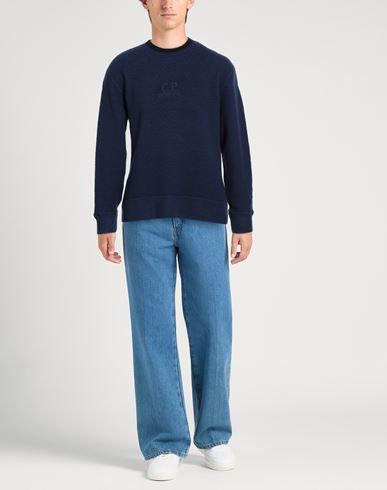C. p. Company Man Sweatshirt Blue Size XL Wool, Polyamide
