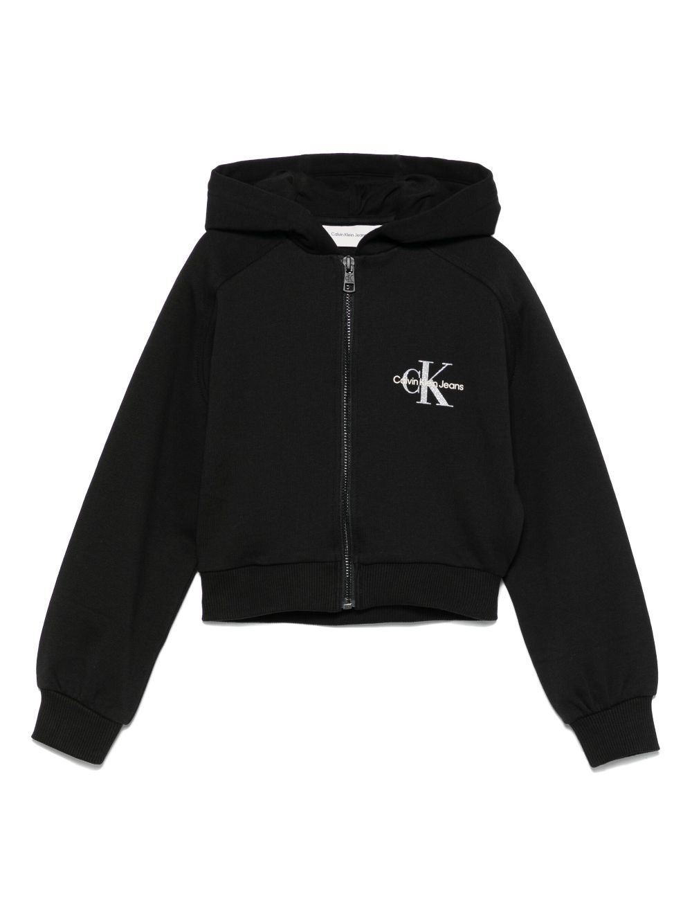 Logo-print hoodie - Black