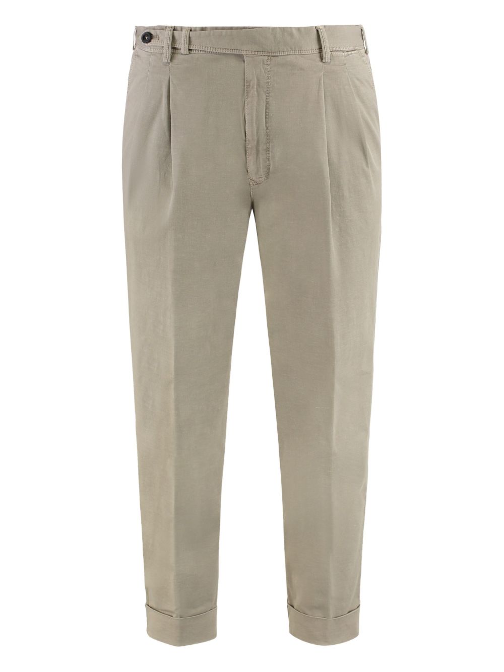 Cotton-blend pants - Neutrals