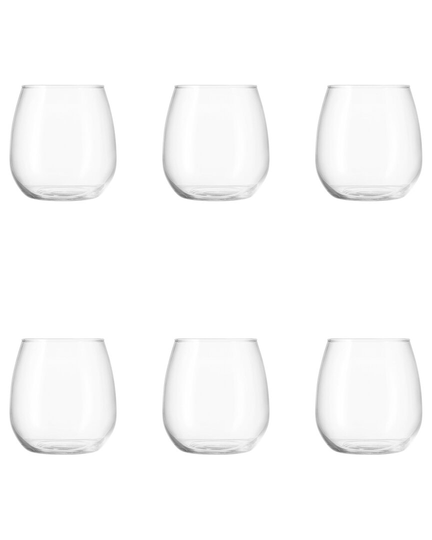 Set of 6 Ducal Glassware: Stemless Wine