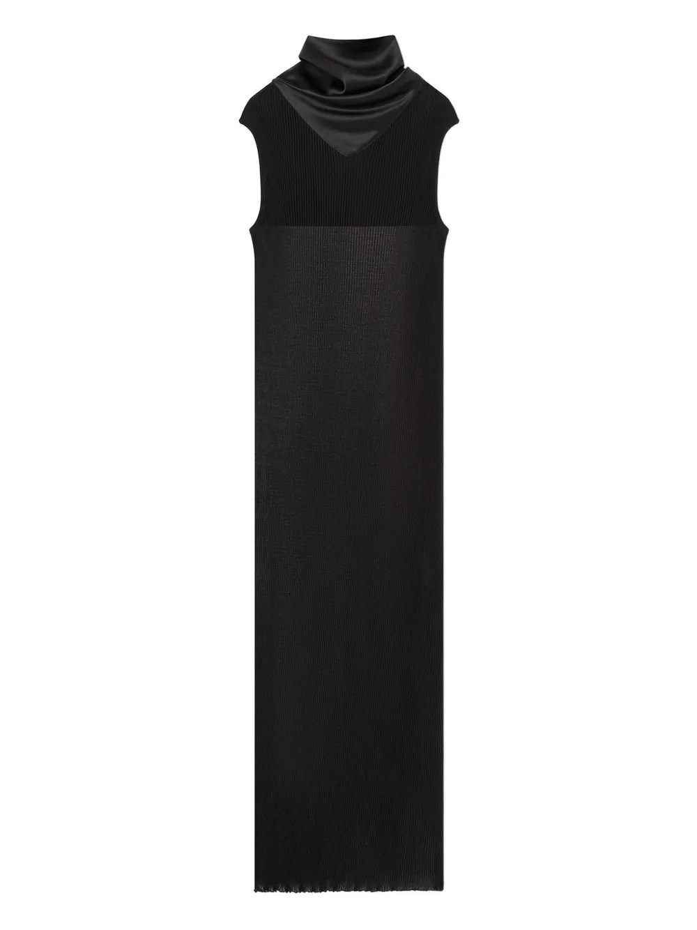 Pleated Jersey Dress