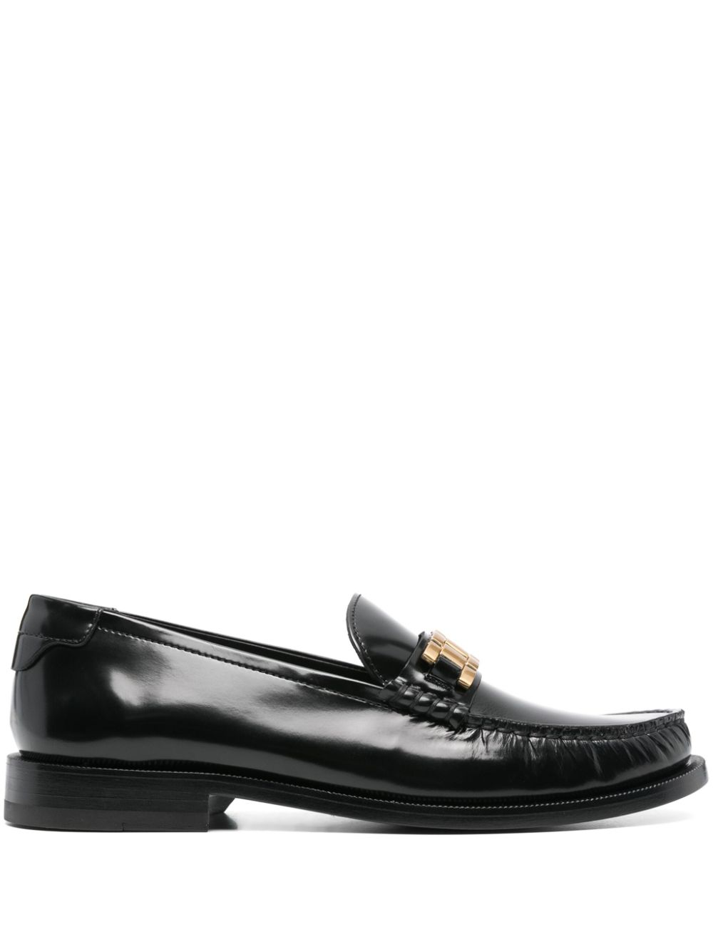 Mila Chain loafers - Black
