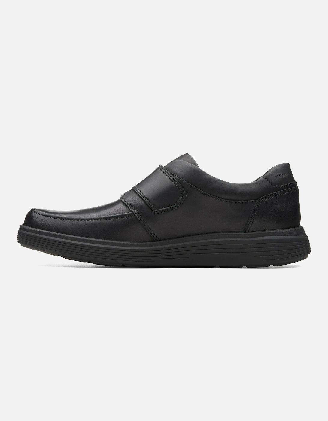 Men's Clarks Un Abode Strap black Extra Wide