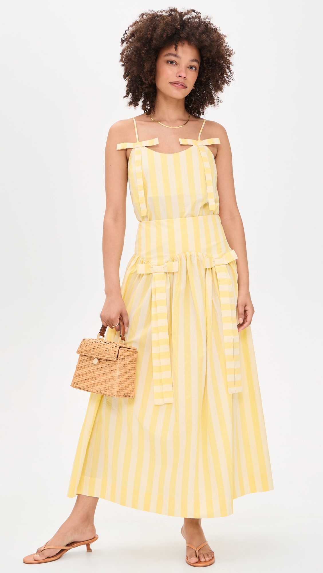 Striped Skirt Mellow Yellow