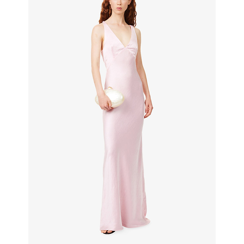 Womens Dreamer Cross-Back Woven Maxi Dress