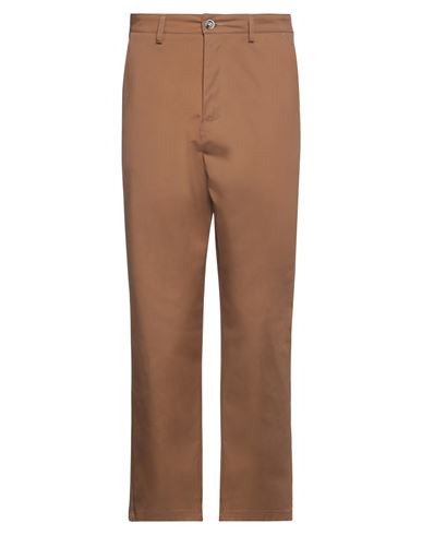 Man Pants Brown Size 30 Cotton, Elastane