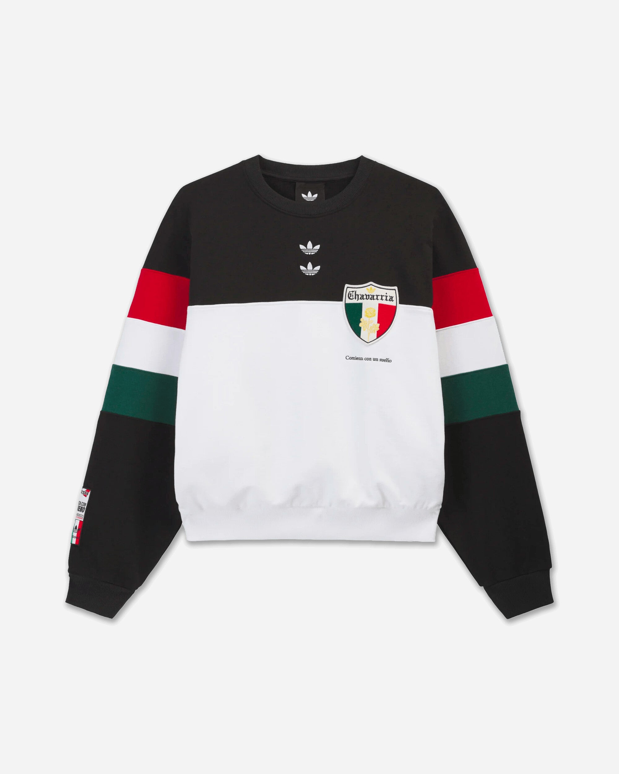 X Willy Chavarria Crewneck Sweatshirt Black And White