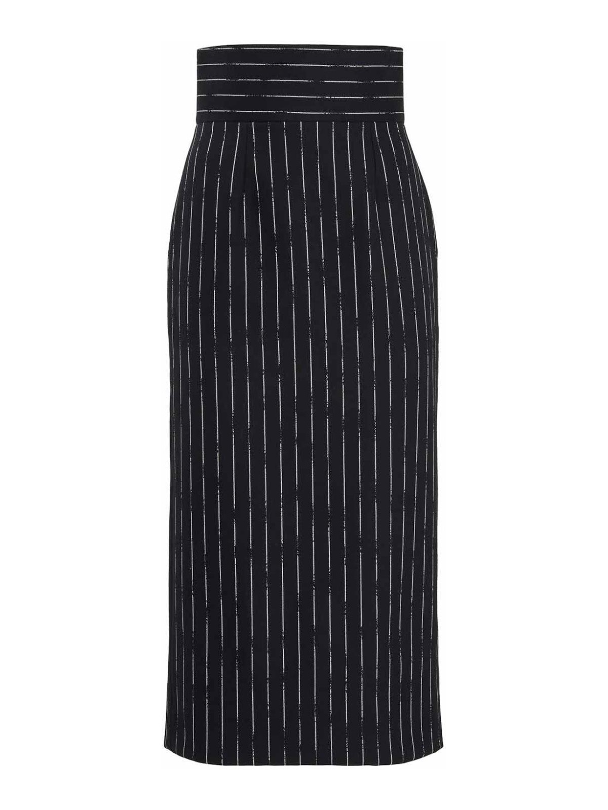 Striped Midi Skirt