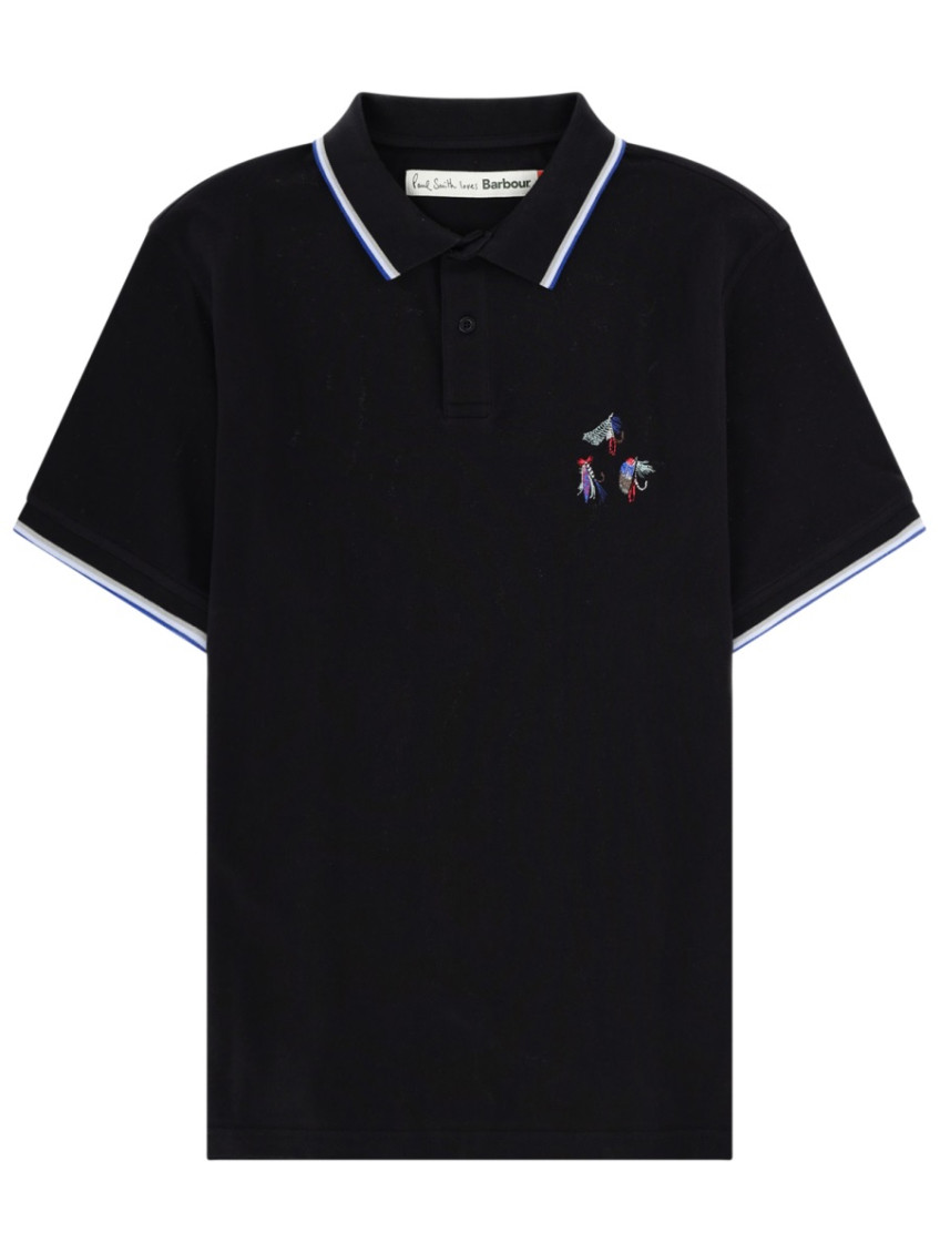 Navy Blue Shirt Collar Polo
