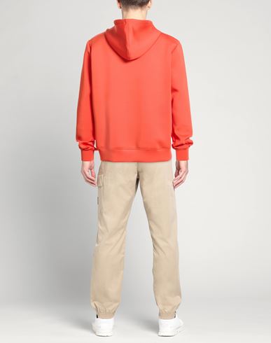 Man Sweatshirt Tomato red Size XL Polyester