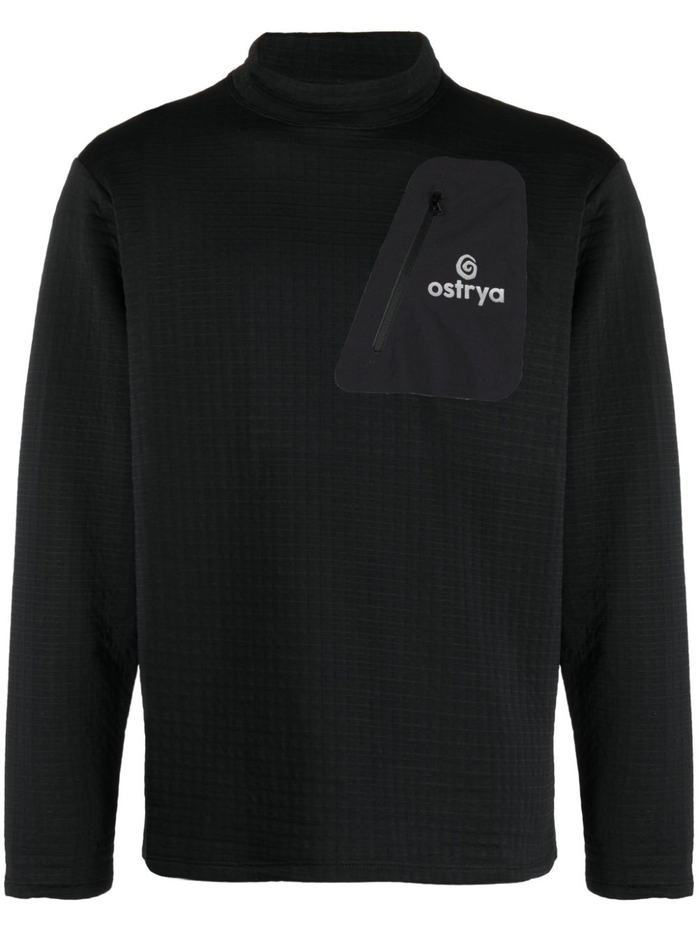 Tessellate logo-print sweatshirt - Black