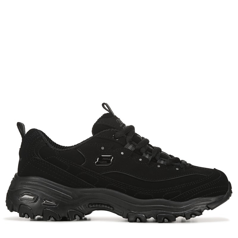 Women's D'lites Sneakers (Black/Black)