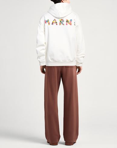 Marni Man Sweatshirt White Size 40 Cotton