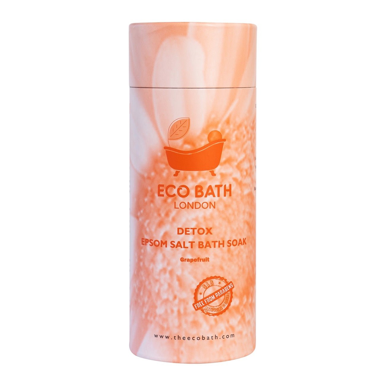 Detox Epsom Salt Bath Soak -Tube- Magnesium Bath Salt Infused with Grapefruit Essential Oil, Epsom Bath Salts for Detox and Skin Care 2.2 lb (1 kg) by 2.2 Pound (Pack of 1)
