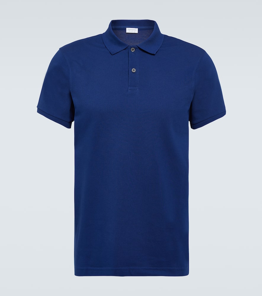 Cotton piqué polo shirt