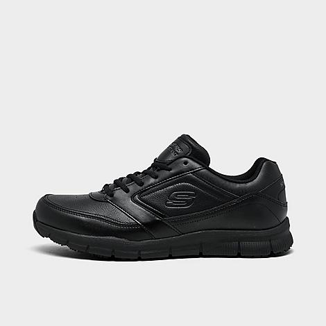 Men's Work Relaxed Fit: Nampa Slip Resistant Casual Shoes in Black