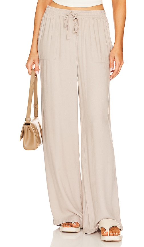 Bobi High Waist Pant in Taupe.  XS. Also in L, M