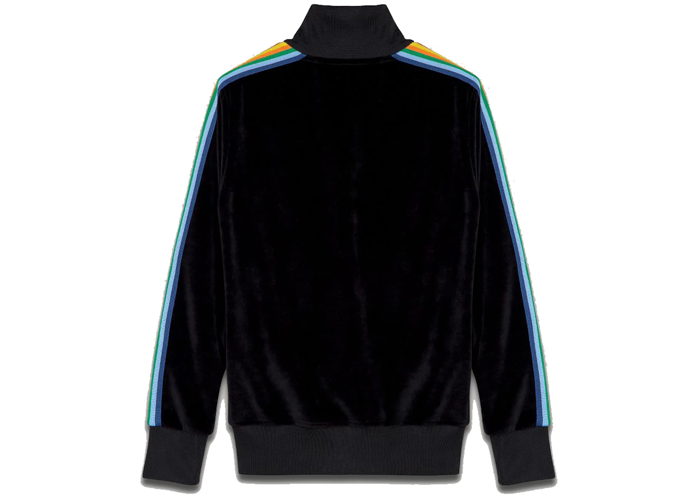 Rainbow Chenille Track Jacket 'Black White'