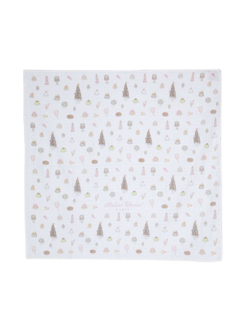 Sweetie Pie organic cotton blanket - White