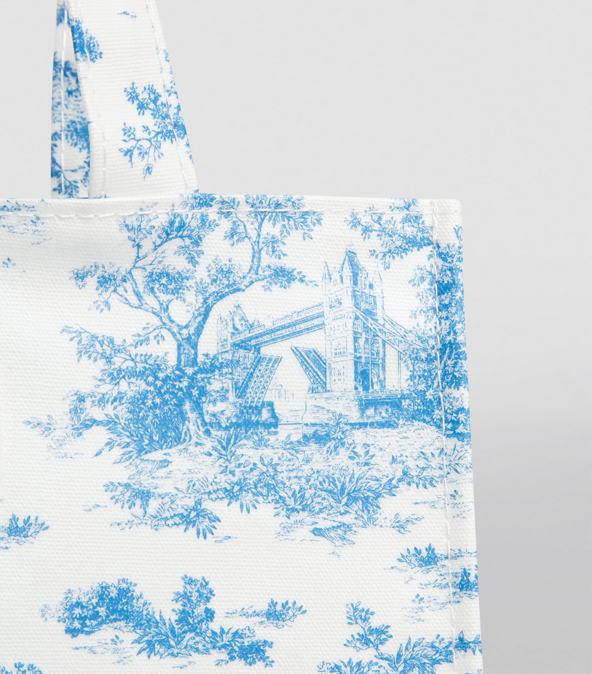 Small Toile Shopper Bag