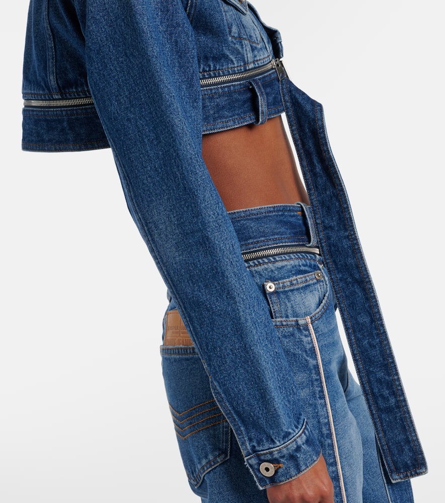 Jean Paul Gaultier Cropped denim jacket