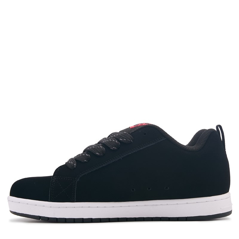 Men's Court Graffik Skate Shoes (Black/White/Red)